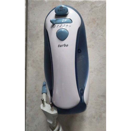 Batteur électrique Brothers choice BR-1902 5 vitesses + turbo booster bleu et blanc blue white 250W