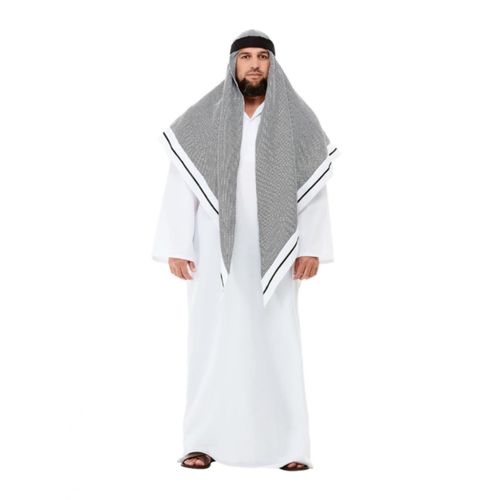 Déguisement Cheikh Blanc Luxe Adulte - Taille: M