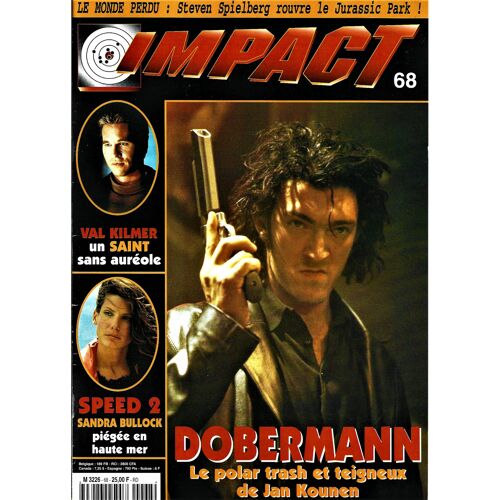 Mad Movies Impact 68 Juin 1997 Jean-Claude Van Damme Vincent Cassel Dobermann Jan Kounen Val Kilmer Jurassic Park