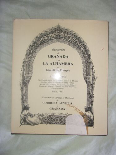 Recuerdos De Granada Y De La Alhambra