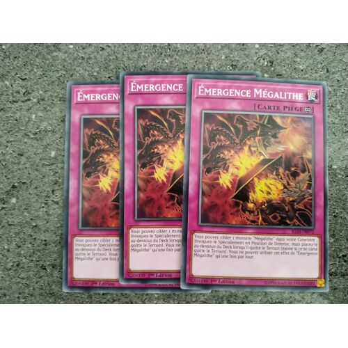 Lot De 3 Émergence Mégalithe- Igas-Fr072