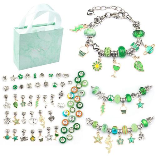Licorne 5-12 Ans Enfant Jouet - Aqsacokiya - Charms Bracelet Kit Fabrication Création Bijoux Fille - Idée Cadeau Anniversaire Fille