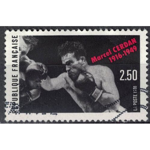 France 1991 Oblitéré Used Boxe Sport Marcel Cerdan Y&t 2729 Su