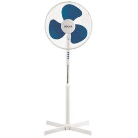 Ventilateur - Jocca - Sur pied - 50W - Blanc et Bleu - 60 dB.