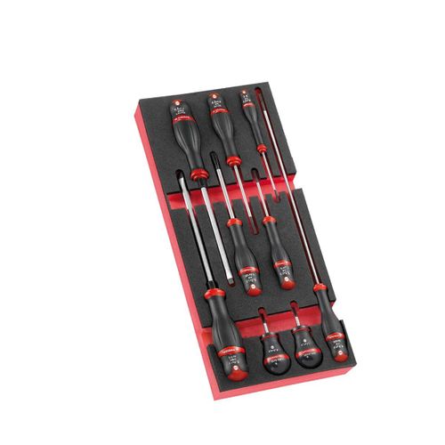 Module de tournevis FACOM - ProTwist - plateau mousse - 9 pcs - MODM.AT4