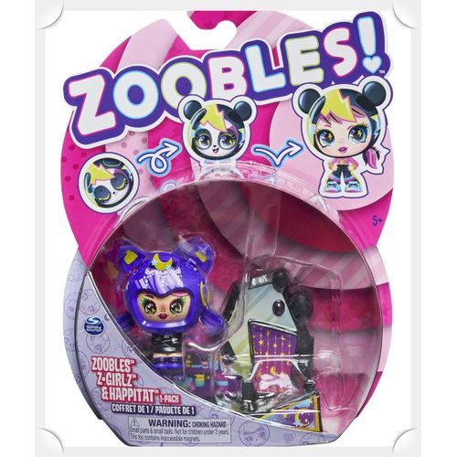 Figurine Zoobles - Zoobles Z-Girlz & Happitat