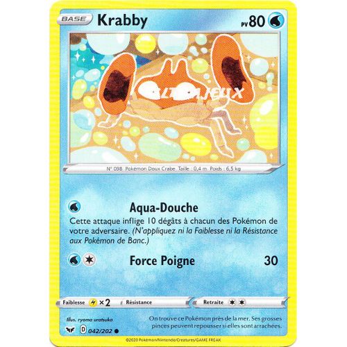 Pokémon - 42-R/202 - Krabby - Reverse