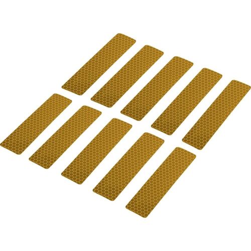 Bande adhésive TOOLCRAFT 1563964 jaune (L x l) 100 mm x 25 mm 10 pc(s)