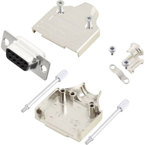 SUB-D femelle 9 pôles MH Connectors MHDM9-DB9S-K 180 ° fût à souder 1 pc(s)