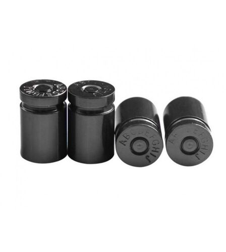 Bouchon Valve De Roue (X4) Douille De Balle Noir Auto Moto Velo