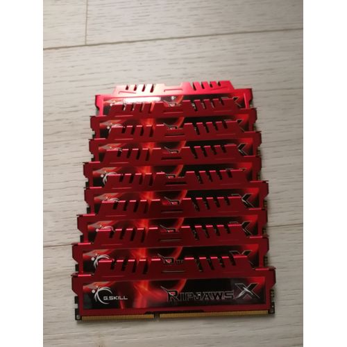 Vends Memoire vive GSKILL RipJaws DDR3 1600MHz 64GO (8*8Go)