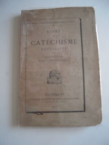 Essai De Cathéchisme Socialiste