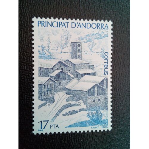 Timbre Andorra Yt 175 Tourisme Pal (Andorre) 1985 ( 70204 )