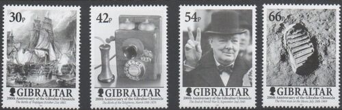 Gibraltar Timbres Le Journal Local 2001