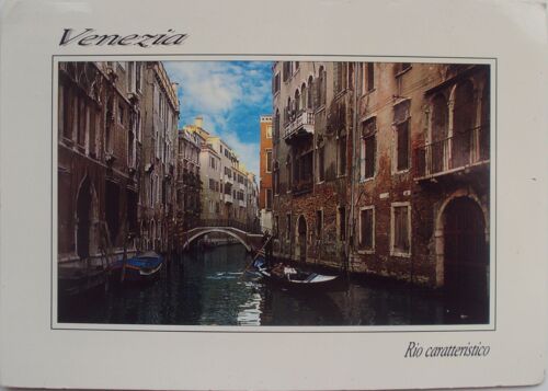 Italie.. Venise . Venezia Rio Caratteristico . Timbre Italia 8.00 0.41 F.Tulli .