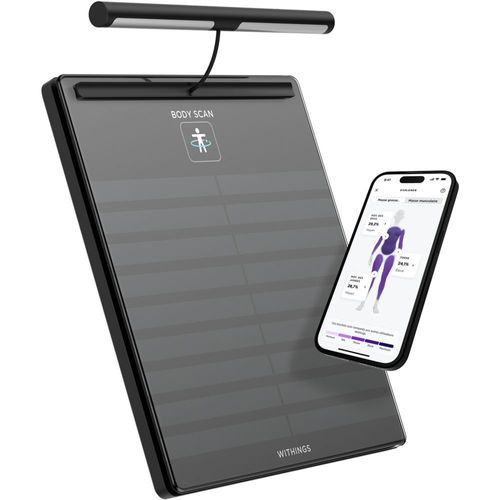 Pèse Personne Connecté Withings Body Scan Noir