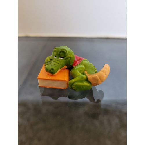 Figurine Kinder Croco Siesta Des Crazy Crocos À L'école De 1992 4cm