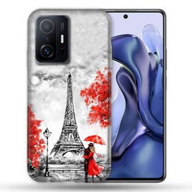 Coque Pour Xiaomi 11t / 11t Pro Voyage France Paris Rouge