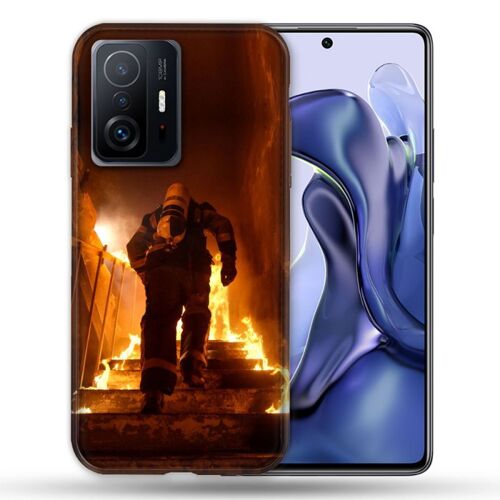 Coque Pour Xiaomi 11t / 11t Pro Pompier Escalier