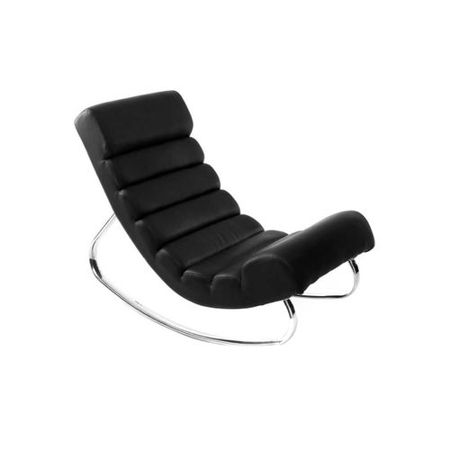 Fauteuil Design Noir Rocking Chair Taylor
