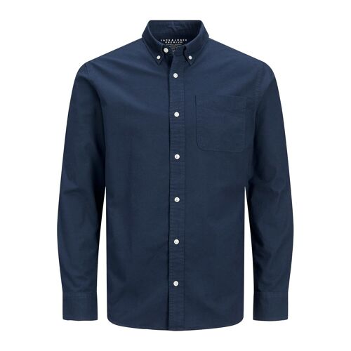 Jack & Jones Jprbrook T-Shirt Oxford L/S Noos, Blazer Bleu Marine, M Homme