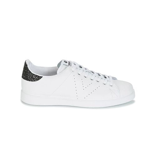 Baskets Victoria Deportivo Basket Piel Glitter Blanc