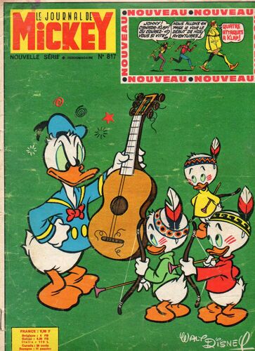 Le Journal De Mickey, N° 817 Du 21 Janvier 1968