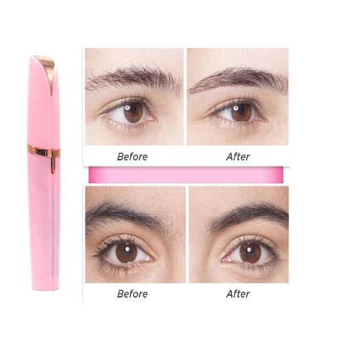 Flawless Brows Épilateur Électrique Épilation Sourcils Visage Duvet - Rose