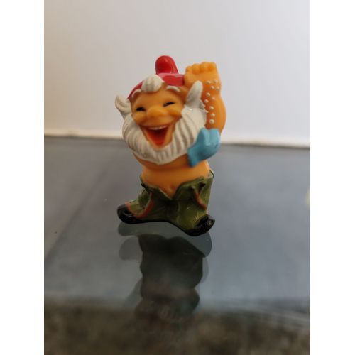 Figurine Kinder Les Nains Font Leur Toilette - Nain Se Lavant Les Aisselles¿ 4 Cm