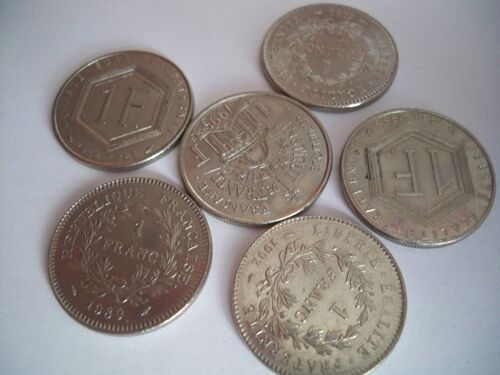 Cl4071 Pieces De 1 Franc Commemorative 1988-1989-1992-1995