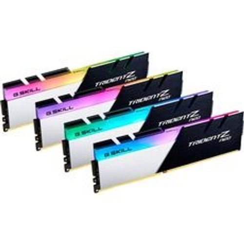 G.Skill TridentZ Neo Series - DDR4 - kit - 32 Go: 4 x 8 Go - DIMM 288 broches - 3600 MT/s / PC4-28800 - CL16 - 1.35 V - mémoire sans tampon - non ECC - noir brossé, Noir aluminium brossé...