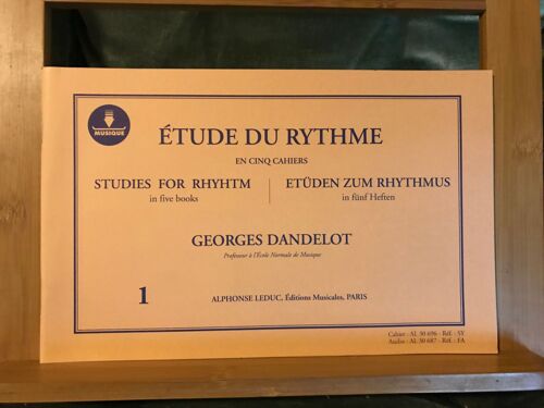 Georges Dandelot Etude Du Rythme Volume 1 Avec Carte Téléchargement
