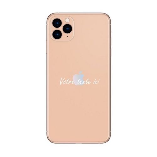 Coque Iphone 11 Pro Personnalisee Texte Blanc