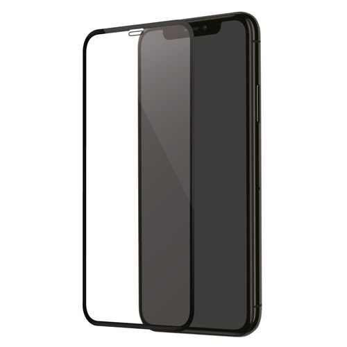 Protection D'écran En Verre Trempé Bord À Bord Incurvé Pour Apple Iphone Xs Max/11 Pro Max, Black