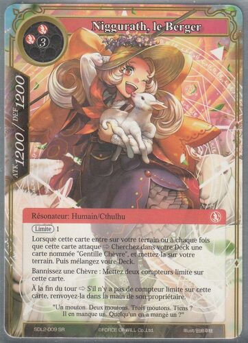 Carte Force Of Will - Niggurath Le Berger - Sdl2-009 Sr -