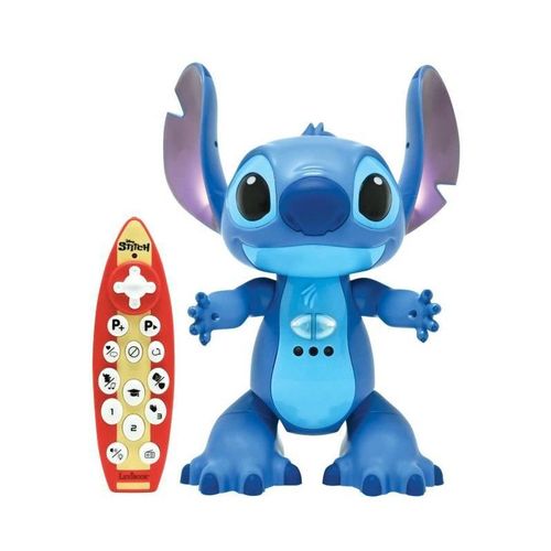 Stitch Robot interactif bilingue français anglais, Contrôle Gestuel et Télécommande, Réagit au Toucher, Programmable, L