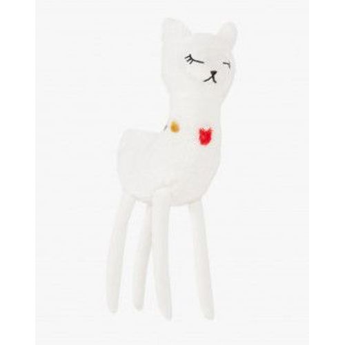 Doudou Lama Blanc Catimini Peluche Jouet Naissance Bebe