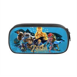 Trousse Scolaire Extensible, Étui À Crayons Pour Enfant Adulte-Zelda Anime The Legend Of Zelda Étudiant Double Couche,Jkl388