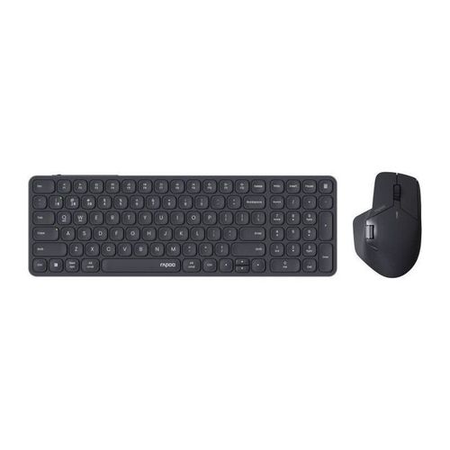 Ensemble Clavier-Souris - RAPOO - 9760M - Sans-fil - Ultra-Slim - Dark Grey