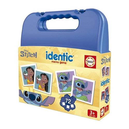 Identic Stitch - Jeu De Mémoire - Educa - 72 Cartes, Développe Mémoire Et Attention - Dès 3 Ans