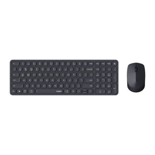 Ensemble Clavier-Souris - RAPOO - 9310M - Sans-fil - Multimode - Ultra-Slim - Noir
