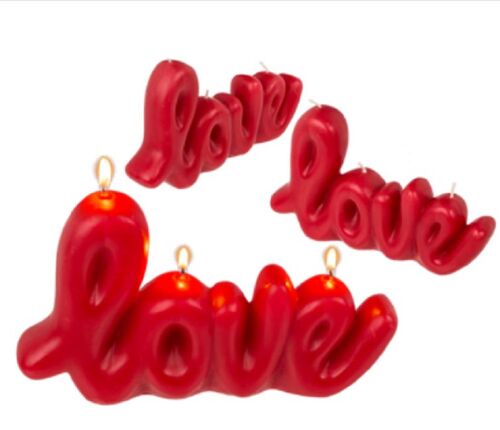 1 BOUGIE LOVE FUN (DIMENSION 20 CM)