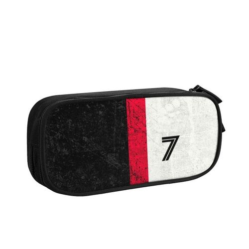 Trousse À Crayons Flammes Ballon De Football Kawaii Pour Filles Et Garçons,Grand Sac De Rangement,Fournitures Scolaires #U