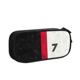 Trousse À Crayons Flammes Ballon De Football Kawaii Pour Filles Et Garçons,Grand Sac De Rangement,Fournitures Scolaires #F