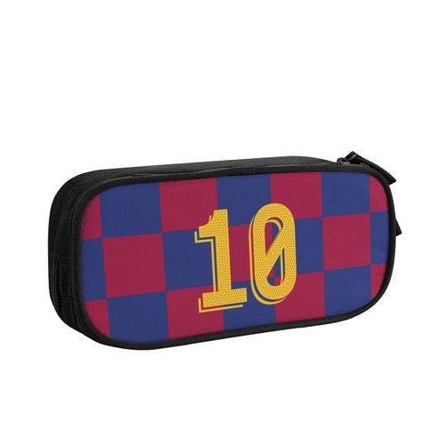 Trousse À Crayons Flammes Ballon De Football Kawaii Pour Filles Et Garçons,Grand Sac De Rangement,Fournitures Scolaires #G