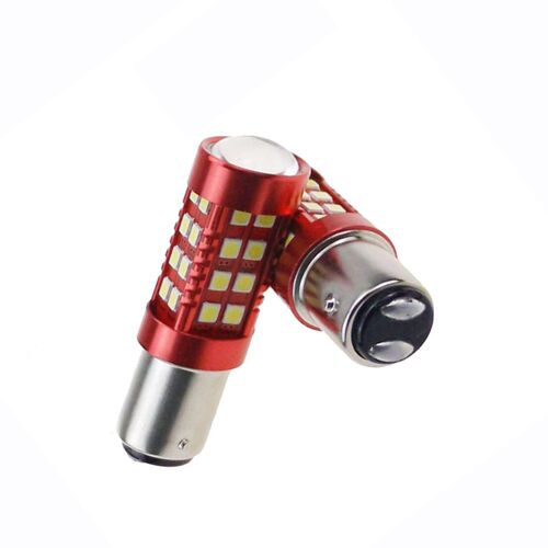 Ampoule De Frein De Moteur P21/5w, 2x 36smd 1157 Bay15d, Feu De Stop Pour Voiture, Feux De Jour, Blanc, Jaune