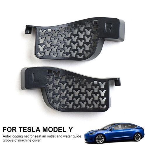 Filet Anti-Fuite Pour Tesla Model Y, 2 Pièces, Filet Anti-Fuite, Boîtier De Rechange, Rainure De Guidage D'eau Du Couvercle Du Coffre Avant, Pièces De Modification