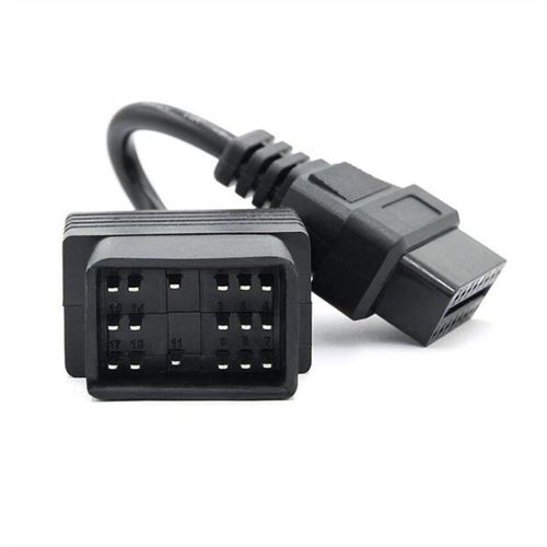 Convertisseur De Câble Adaptateur Obd À 16 Broches, 17 Broches, Pour Toyota Black Diagnostic Scanner, Outils De Diagnostic De Voiture, Accessoires