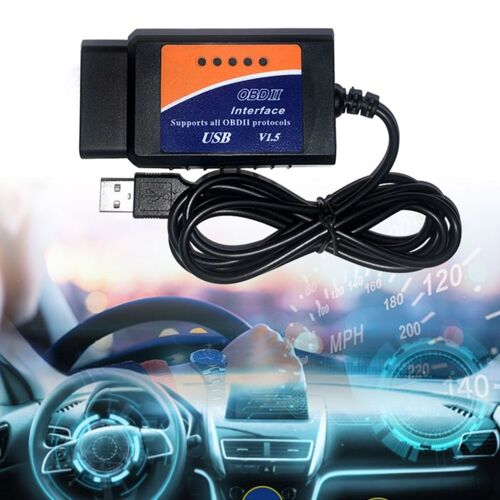 Outil De Diagnostic Universel Classique Amélioré Obd Ii Obd2 Elm 327 Wifi Usb V1.5 Scanner De Moteur De Voiture Lecteur De Code De Défaut
