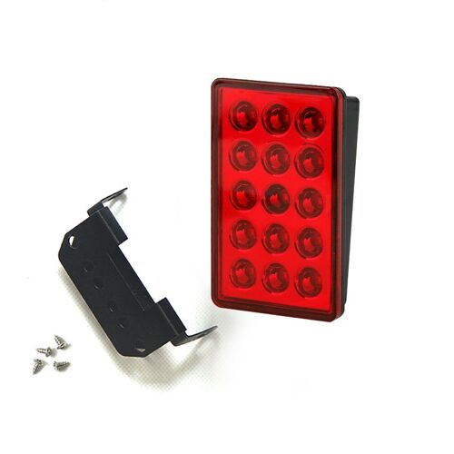 Feu De Stop Arrière Universel 15led Pour Voiture, Phare Arrière Modifié Avec Support De Montage